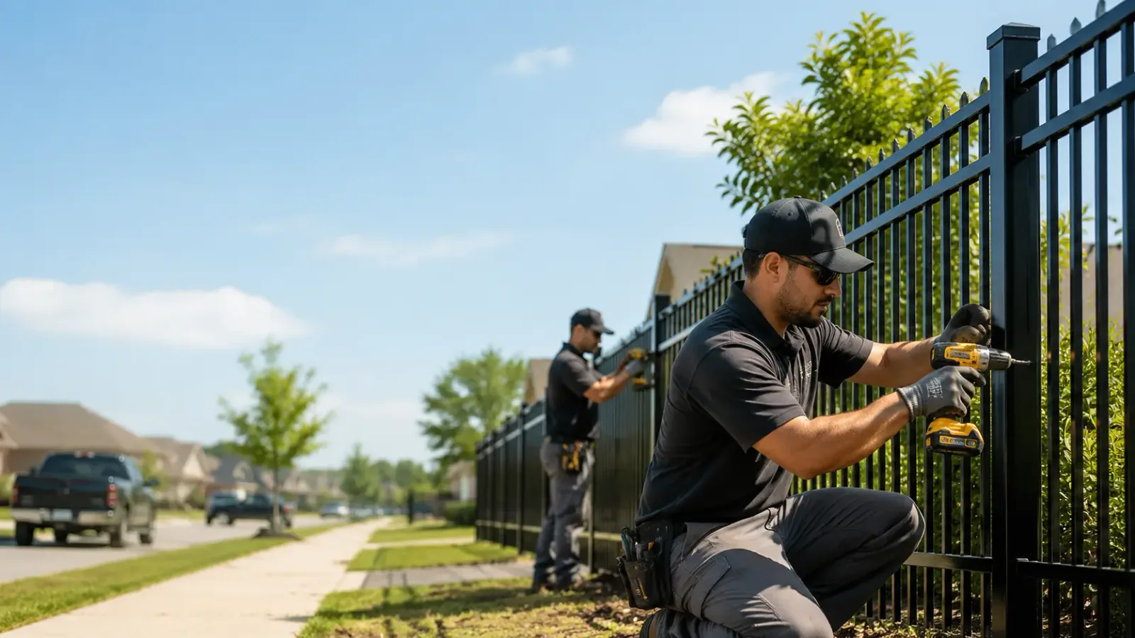 Metal Fence Installation in Columbus, PA